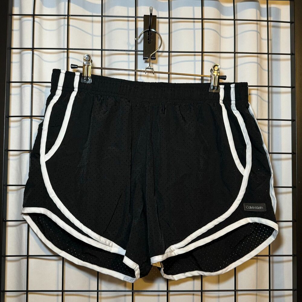 Calvin Klein | Athletic shorts black and white stripe